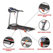 Load image into Gallery viewer, Sunny Health &amp; Fitness Treadmill, Gray (SF-T4400)
