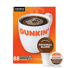 Load image into Gallery viewer, Dunkin’ Original Blend Medium Roast Coffee, 88 Keurig K-Cup Pods
