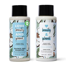 Load image into Gallery viewer, Love Beauty And Planet Volume and Bounty Thickening Shampoo and Conditioner For Hair Volume and Fine Hair Care Coconut Water &amp; Mimosa Flower, Paraben Free, Silicone Free, and Vegan 13.5 oz 2 count
