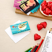 Load image into Gallery viewer, Hallmark Kids Baby Yoda Mini Valentines Day Cards Assortment (18 Cards with Envelopes)
