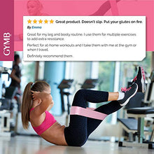 Load image into Gallery viewer, Booty 3 Resistance Bands for Legs and Butt Set, Exercise Bands Fitness Bands - Video Workout, Resistance Loops Hip Thigh Glute Bands Non Slip Fabric, Elastic Strength Squat Band Beginner-Professional
