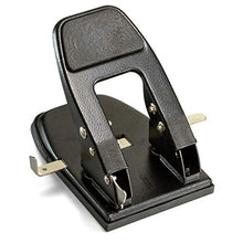 Load image into Gallery viewer, Officemate Heavy Duty 2-Hole Punch, Padded Handle, Black, 50-Sheet Capacity (90082), Model Number: OIC90082
