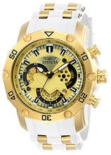 Load image into Gallery viewer, Invicta Men's Pro Diver Stainless Steel Quartz Watch with Silicone Strap, White, 26 (Model: 23424)
