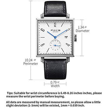 Load image into Gallery viewer, FEICE Men’s Square Watch Bauhaus Automatic Mechanical Watch Waterproof Wristwatch with Sapphire Crystal Leather Straps for Women Unisex -FM301
