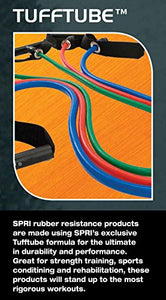 SPRI Xertube Resistance Bands Exercise Cords, Green, Light