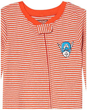 Load image into Gallery viewer, Amazon Essentials Kids' Baby Unisex Disney Star Wars Marvel Footed Sleepers, 2-Pack Marvel Avengers, 2T
