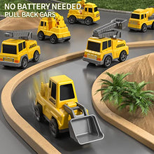 Load image into Gallery viewer, TEMI Construction Truck Toys Cars for Toddlers 3-5 - 7-in-1 Friction Power Vehicle Toy for 3 4 5 6 Year Old Boys, Carrier Transport Trucks for Kids 3-5 Years, Car Toys Set for Age 3-9 Boys &amp; Girls
