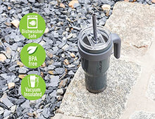 Load image into Gallery viewer, Reduce 24 oz Mug Tumbler, Stainless Steel with Handle – Keeps Drinks Cold up to 24 Hours – Sweat Proof, Dishwasher Safe, BPA Free – Cayenne, Opaque Gloss
