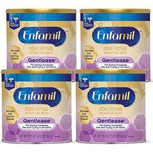 Load image into Gallery viewer, Enfamil Gentlease Baby Formula, Reduces Fussiness, Crying, Gas and Spit-up in 24 hours, DHA &amp; Choline to support Brain development, Powder Can, 19.9 Oz, Pack of 4 (Total 79.6 Oz)
