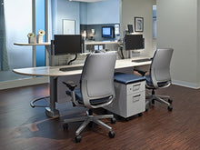 Load image into Gallery viewer, Steelcase Amia Task Chair: Platinum Frame/Base - 4 Way Adjustable Arms - Standard Carpet Casters
