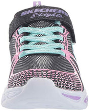 Load image into Gallery viewer, Skechers Kids Girls' Shimmer Beams-Sporty Glow Sneaker, Black/Multi, 10.5 Medium US Little Kid
