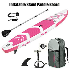 Load image into Gallery viewer, FBSPORT 10&#39;6&quot; Premium Inflatable Stand Up Paddle Board, Yoga Board with Durable SUP Accessories &amp; Carry Bag.Wide Stance, Surf Control, Non-Slip Deck, Leash, Paddle and Pump for Youth &amp; Adult
