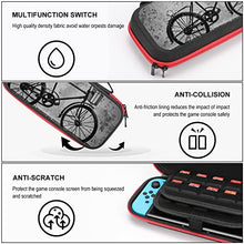 Load image into Gallery viewer, for Nintendo Switch 's Storage Box, (Shockproof) Hard Shell Case Travel Bag with 20 Game Card Pockets for Switch Console Joy-Con &amp; Accessories，Old Bicycle On A Wooden Floor
