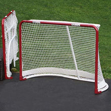 Load image into Gallery viewer, EZGoal Hockey Folding Pro Goal, 2-Inch, Red/White – On Goal Net,67708
