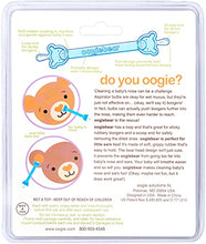 Load image into Gallery viewer, oogiebear - Nose and Ear Gadget. Safe, Easy Nasal Booger and Ear Cleaner for Newborns and Infants. Dual Earwax and Snot Remover. Aspirator Alternative - 2 Pack with case - Raspberry and Seafoam
