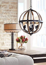 Load image into Gallery viewer, Andes Modern Table Lamp Industrial Dark Oil Rubbed Bronze Metal Double Shade for Living Room Family Bedroom Bedside - Franklin Iron Works
