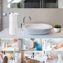 Load image into Gallery viewer, Automatic Touchless Soap Dispenser, Oyye 15.37oz/450ml Rechargeable Electric Foaming Soap Dispenser with Adjustable Switches Infrared Motion Sensor, Suitable for Bathroom/Kitchen/Office/Hotel
