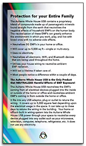 Load image into Gallery viewer, Aulterra EMF Home Protection Anti Radiation USB for Whole House Protection to Neutralize Harmful Incoherent EMF Frequencies Including 5G