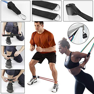 Donobi Resistance Bands Set, 150Lbs Workout Bands for Men Women Fitness,Natural Latex Tension Rope, Resistance Training Exercise Bands,Yoga-Pilates Office Home Gym Workout Fitness Equipment (150)