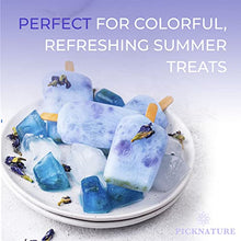 Load image into Gallery viewer, PICKNATURE 100% USDA Organic Butterfly Pea Flower Tea 3.50 oz. - Antioxidant Rich Dried Herbal Loose Leaf Blue Tea Flowers - Perfect Holiday Gifts for Parents and Family - Product of Thailand

