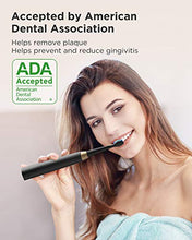 Load image into Gallery viewer, Fairywill Sonic Electric Toothbrush Rechargeable for Adults and Kids, ADA Accepted, 3 Brush Heads Included, 4 Hours Charge Minimum 30 Days Use, Dentists Recommend, Build in 2 Mins Timer Black
