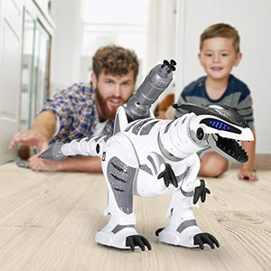 SGILE RC Dinosaur Robot Toy, Smart Programmable Interactive Walk Sing Dance for Kids Gift Present