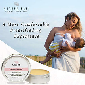 Nipple Cream for Breastfeeding - Natural Nipple Butter - Vegan Breast Balm for New Mama & Baby | Nursing and Dry Skin - Nipple Salve | Earth Friendly | 1oz