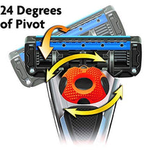 Load image into Gallery viewer, Amazon Brand - Solimo 5-Blade MotionSphere Razor for Men with Dual Lubrication and Precision Trimmer, Handle &amp; 16 Cartridges (Cartridges fit Solimo Razor Handles only)
