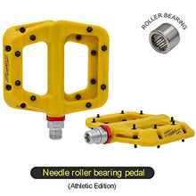 Load image into Gallery viewer, FOOKER MTB Pedals Mountain Bike Pedals 3 Bearing Non-Slip Lightweight Nylon Fiber Bicycle Platform Pedals for BMX MTB 9/16"
