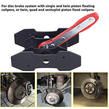 Load image into Gallery viewer, JOJOY LUX Brake Caliper Press Tool, 360 Degree Swing Ratchet Expander Wrench Car Wheel Piston Spreader with Extra 2PCS Large Plates for Single Twin Quad Sextuplet Piston Disc Brake Caliper
