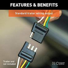 Load image into Gallery viewer, CURT 55540 Vehicle-Side Custom 4-Pin Trailer Wiring Harness, Fits Select Chevrolet Express, GMC Savana 1500, 2500, 3500, 4500
