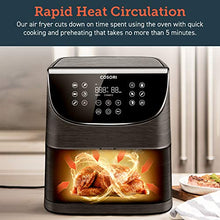 Load image into Gallery viewer, COSORI Smart WiFi Air Fryer 5.8QT(100 Recipes), Digital Touchscreen with 11 Cooking Presets for Air Frying, Roasting &amp; Keep Warm ,Preheat &amp; Shake Remind, Works with Alexa &amp; Google Assistant,1700W
