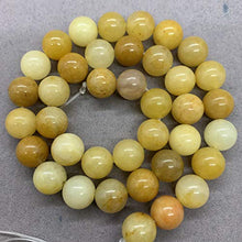 Load image into Gallery viewer, Yellow Aventurine Beads 10mm Round Loose Natural Stone DIY for Jewelry (Yellow Aventurine, 10mm(≈37pcs))
