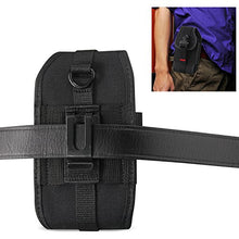 Load image into Gallery viewer, Krofel Pouch Cover Clip Side Holster for iPhone 11 Pro Max/Xs Max / 8+ Plus/Samsung Galaxy Note 10+ / Note9 / S10+/S9+/A20/A50 / LG Stylo 5/V50/G8 ThinQ/Google Pixel 4/3a/3 XL (Fits w Hard Case)
