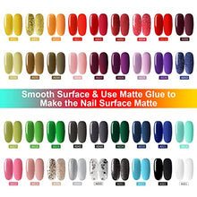 Load image into Gallery viewer, 39 Pcs Gel Nail Polish Set, Nail Polish 36 Colors, Popular Nail Art Colors UV LED Soak Off Nail Gel Kit with Glossy &amp; Matte Top Base Coat
