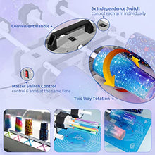 Load image into Gallery viewer, 6 Cup Turner for Crafts Tumbler, Cup Turners for Tumblers Starter Kit with 6 Independent Switch, Multi Tumbler Spinner Machine Kit for DIY Epoxy Glitter Tumblers
