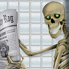 Load image into Gallery viewer, Skeleton Restroom Door Cover Party Accessory (1 count) (1/Pkg)

