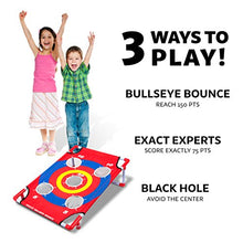 Load image into Gallery viewer, GoSports Bullseye Bounce Cornhole Toss Game - Great for All Ages &amp; Includes Fun Rules
