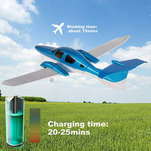 Load image into Gallery viewer, Cigooxm GD006 DA62 2.4G 2CH Remote Control Diamond Aircraft RC Airplane 550mm Wingspan Foam Hand Throwing Glider Drone DIY Kit for Kids Beginners
