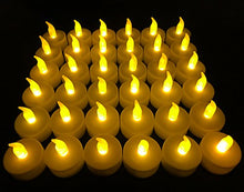 Load image into Gallery viewer, Flameless LED Tea Light Candles, 36 PK Vivii Battery-Powered Unscented LED Tealight Candles, Fake Candles, Tealights (36 Pack)

