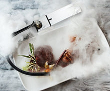 Load image into Gallery viewer, Gramercy Kitchen Company Cocktail Smoker - Includes Wood Chips - Smoking Gun | Smoke Meat, Drink &amp; Food Indoor Infuser | Ultimate Sous Vide Foodie Accessories Gift
