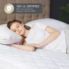 Load image into Gallery viewer, Premium Heated Mattress Pad King Size 78x80 | Quilted Cotton Heated Mattress Pad with 20 Heat Setting Dual Controller &amp; Auto Shut Off | Relieve Sore Muscles/Joints
