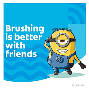 Colgate Kids Toothpaste with Anticavity Fluoride Featuring Minions, ADA-Accepted, Bubble Fruit Gel, White/Red - 4.6 Ounce (Pack of 4)