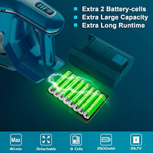 Load image into Gallery viewer, Cordless Vacuum Cleaner, 23Kpa 250W Brushless Motor Stick Vacume, Up to 40 Mins Runtime 2500mAh Rechargeable Battery, 5-in-1 Lightweight Handheld for Carpet Hard Floor Car Pet Hair, Blue-INSE S6
