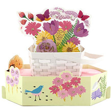 Load image into Gallery viewer, Hallmark Pop Up Mothers Day Card for Grandma (Displayable Basket of Flowers),Model Number: 599MBC2064
