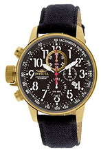 Load image into Gallery viewer, Invicta Men's 1515 I Force Collection 18k Gold Ion-Plated Watch with Black Cloth-Covered Band
