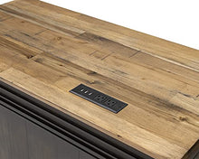 Load image into Gallery viewer, Martin Furniture IMSA684R-KIT Executve L-Desk &amp; Return with Solid Wood Plank Tops, Fully Assembled, Brown
