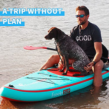 Load image into Gallery viewer, Freein Stand Up Paddle Board Kayak SUP Inflatable Stand up Paddle Board SUP 10'/10'6”x31 x6, 2 Blades Paddle, Dual Action Pump, Triple Fins, Leash, Backpack
