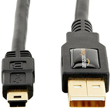 Load image into Gallery viewer, Amazon Basics USB 2.0 Charger Cable - A-Male to Mini-B Cord - 3 Feet (0.9 Meters)
