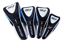 Load image into Gallery viewer, 18 Piece Men&#39;s Complete Golf Club Package Set With Titanium Driver, #3 &amp; #5 Fairway Woods, #4 Hybrid, 5-SW Irons, Putter, Stand Bag, 4 H/C&#39;s (Blue, Regular Size)
